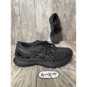 ASICS GEL NIMBUS 22 RUNNING SHOES Sneakers Women's Black size 8.5 1012A587